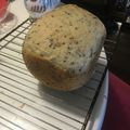 sakutakuhitoshu's cooksnap of when they made 早焼きで！香ばしい黒ごまのパン.