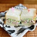 マルんちの丸顔's cooksnap of when they made 魚肉ソーセージときゅうりのサンドイッチ.