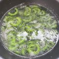 myacooking's cooksnap of when they made 苦くないゴーヤの下処理.
