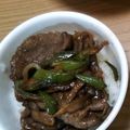 みぃくんのママ's cooksnap of when they made 簡単♪ピーマンとごぼうの牛丼.