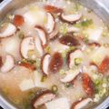♡♡♡リラコ♡♡♡'s cooksnap of when they made ✿エリンギとひき肉の味噌汁✿.