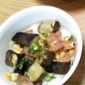みぃくんのママ's cooksnap of when they made ベーコン&ナスの♪とろ～りチーズ丼.