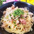 ゆるмαмα's cooksnap of when they made 簡単！スパムを使った男の和風スパゲティー.