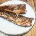 chikapin's cooksnap of when they made トビウオのごま辛子揚げ.