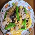 ピンクのさちこ's cooksnap of when they made 【再現】餃子の王将 肉と玉子のいりつけ.