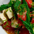 マユピ's cooksnap of when they made お父さんのオクラとトマトと豆腐のサラダ.