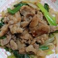 ゆにコーン's cooksnap of when they made 簡単！☆もやしとニラの豚こま炒め☆.