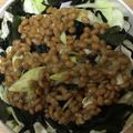かおり♡♡♡'s cooksnap of when they made キャベツとわかめの胡麻納豆和え.