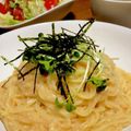 とろろ☆'s cooksnap of when they made 明太子と山芋のふんわりパスタ.