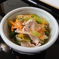 イチゴ、イチゴ。's cooksnap of when they made レンジでおかず＊豚肉と韮もやしのピリ辛.