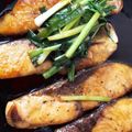 くまです。's cooksnap of when they made ハマチの照り焼き.