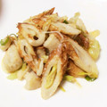 Penpen7's cooksnap of when they made 【龍愛】ごま油香る☆ちくわと白ネギ炒め.