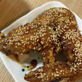 クックNBMQB6☆'s cooksnap of when they made 鶏手羽中の甘唐揚げ.