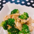 オウジリリノエ's cooksnap of when they made ササミとブロッコリーのごま和えダイエット.