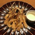 揚げ物love's cooksnap of when they made 島らっきょう　そのまま&天ぷら&ディップ.