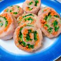 ☆３匹の子ぶた☆'s cooksnap of when they made 簡単！グリルde豚バラとニラ人参の肉巻き.