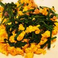 ★エト★'s cooksnap of when they made 胸肉とニラと卵のあっさり炒め♪.
