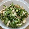 お塩と砂糖's cooksnap of when they made ヘルシー蒸し鶏ときゅうりのナムル!.