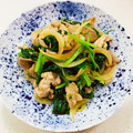 あっこ姉's cooksnap of when they made ぶたしゃぶとほうれん草のわさび醤油あえ.