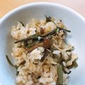 夕飯は６時です's cooksnap of when they made 山菜炊き込みご飯.