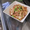 からあげパーティー's cooksnap of when they made レンジで5分！きのこ豚丼.