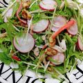 みっちゃん❇️68's cooksnap of when they made 水菜・ラディッシュ・くるみ・ツナのサラダ.