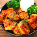 serafin's cooksnap of when they made えびのマヨケチャ炒め☆.