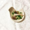 yesmama's cooksnap of when they made 小松菜としめじの酢醤油和え♡.