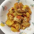 プラハの街並み's cooksnap of when they made 鶏もも肉とじゃがいものメープル醤油ソテー.