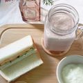まめまるM's cooksnap of when they made ✿甘くないスイカでスイカスムージー✿.