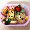 サイチョン's cooksnap of when they made リラックマ&コリラックマおにぎり弁当！.