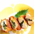 あり彩ママ's cooksnap of when they made 鶏むね肉で！しそチーズチキンカツ.