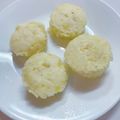 あい0827's cooksnap of when they made 離乳食後期☆バナナヨーグルト蒸しパン.