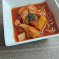 マリオローズ's cooksnap of when they made 鶏むね肉と新じゃがのトマト煮込み.