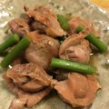 ぽれぽれ2000's cooksnap of when they made 砂肝煮んにく.