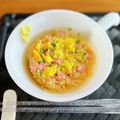 マルんちの丸顔's cooksnap of when they made チキンラーメンmini“ を山葵風味で.
