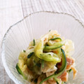 ＠ももこ's cooksnap of when they made ＊鶏皮ときゅうりのポン酢和え＊.