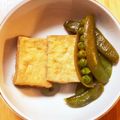 なっさん姫's cooksnap of when they made 油揚げとさやえんどうの煮物(煮浸し)副菜.