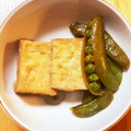 なっさん姫's cooksnap of when they made 油揚げとさやえんどうの煮物(煮浸し)副菜.