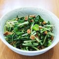 かなりんココりん's cooksnap of when they made 水菜のナムル風入り納豆よ.