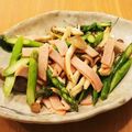 かなりんココりん's cooksnap of when they made アスパラとしめじの洋風ソテー.
