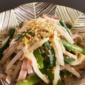 たこあんこ☆'s cooksnap of when they made もやしとニラとハムのナムル.