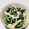 もぐ・ω・くま's cooksnap of when they made 生姜香る副菜✳︎小松菜油揚げしらす煮浸し.