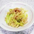 ＠迷子＠'s cooksnap of when they made キャベツ、玉子、ハムのバター炒め.
