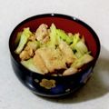 nana_tenjo's cooksnap of when they made キャベツとチキンの甘辛丼【作り置き】.