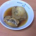 ゴールドこうたん's cooksnap of when they made うずらの卵入りひき肉の巾着煮.