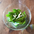 クックL8U9HI☆'s cooksnap of when they made 所要時間５分♪ピーマンとしらすの簡単和え.