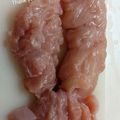 yumi3030's cooksnap of when they made 切り方で鶏胸肉が簡単に柔らかく！.