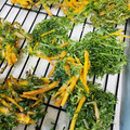 ☆yuk0☆'s cooksnap of when they made にんじんの皮と葉のかき揚げ.