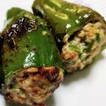 飲んだくれよーちゃん's cooksnap of when they made 簡単！美味しい♪丸ごとピーマンの肉詰め♪.